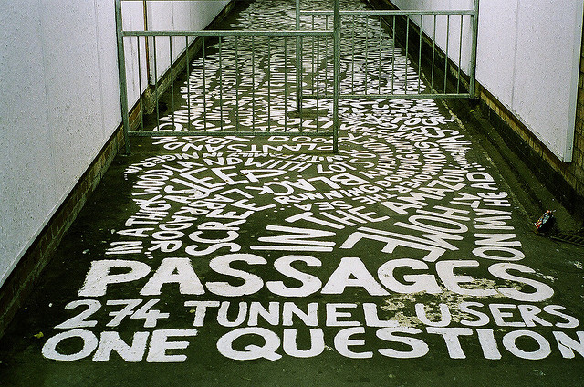 messages in tunnel